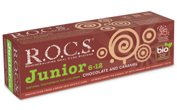 Zahnpasta R.O.C.S Junior Schokolade und Karamell